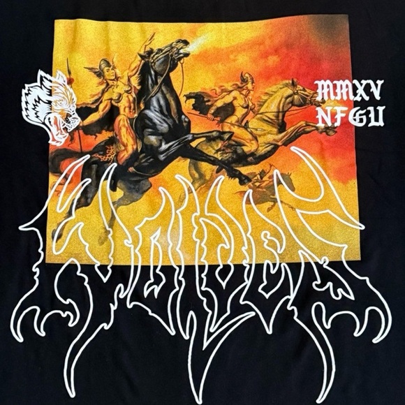 Men’s Darc Sport T-Shirt, Until Valhalla, Oversized Medium NWT - Picture 2 of 2